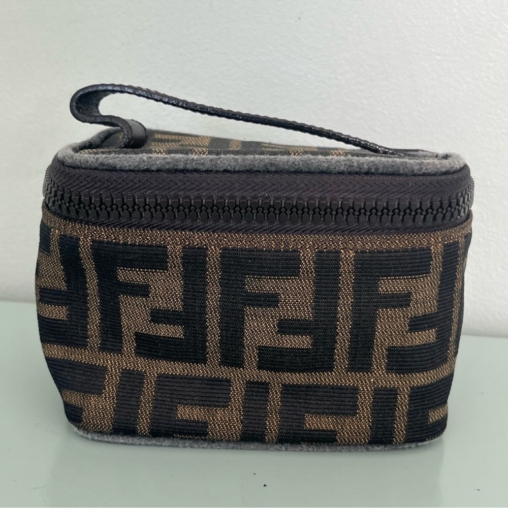 FENDI Zucca Mini Cosmetic Bag 2305-26576-098